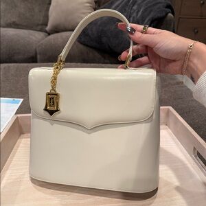 Vintage YSL Purse - cream